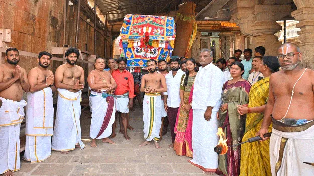 మోహినీ అలంకరణలో జ్వాలా నృసింహాస్వామి