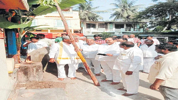 వెంకటేశ్వరస్వామి కల్యాణానికి రాట ముహూర్తం