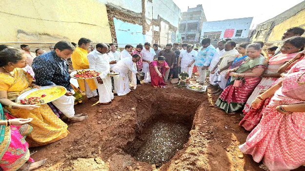 కన్యకాపరమేశ్వరి ఆలయానికి భూమిపూజ