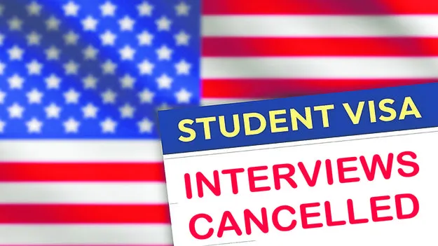 US Student Visa Suspension: అమెరికా విద్యార్థి వీసా ఇంటర్వ్యూలు బంద్‌