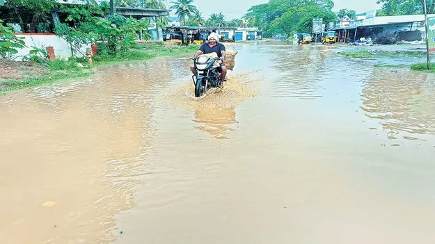 జిల్లాలో మోస్తరు వర్షం