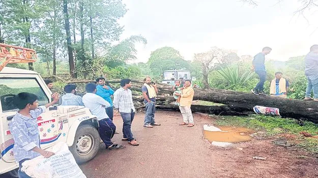 గాలి, వాన బీభత్సం