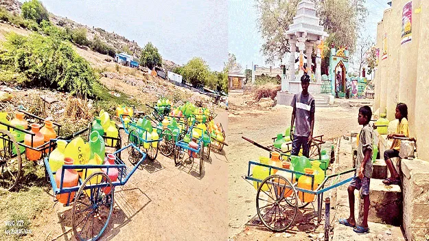 పల్లెల్లో దాహం కేకలు