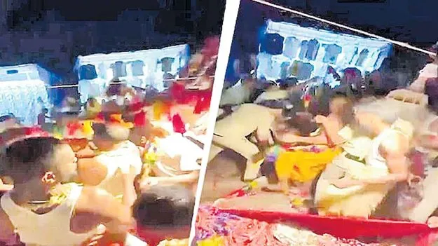 Goa stampede: గోవా ఆలయంలో తొక్కిసలాట