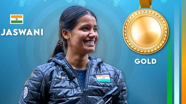 తేజస్వినికి స్వర్ణం