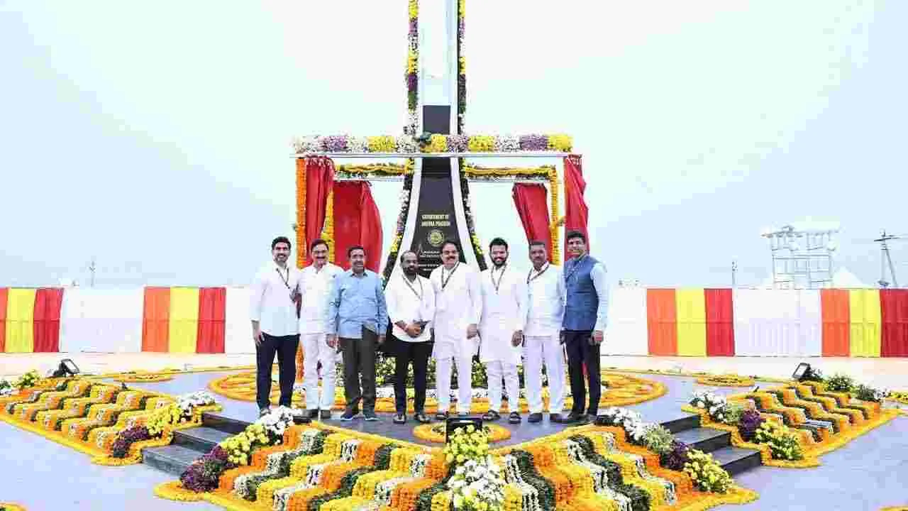 ప్రజా రాజధాని అమరావతి నిర్మాణ పనుల పున:ప్రారంభోత్సవం