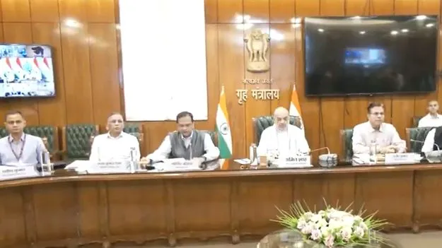 Amit Shah: సరిహద్దు రాష్ట్రాల సీఎంలు, డీజీపీలు, సీఎస్ లతో అమిత్ షా సమావేశం