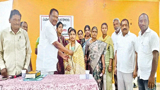 మండల ఉపాధ్యక్షురాలిగా కల్యాణి ఏకగ్రీవం 