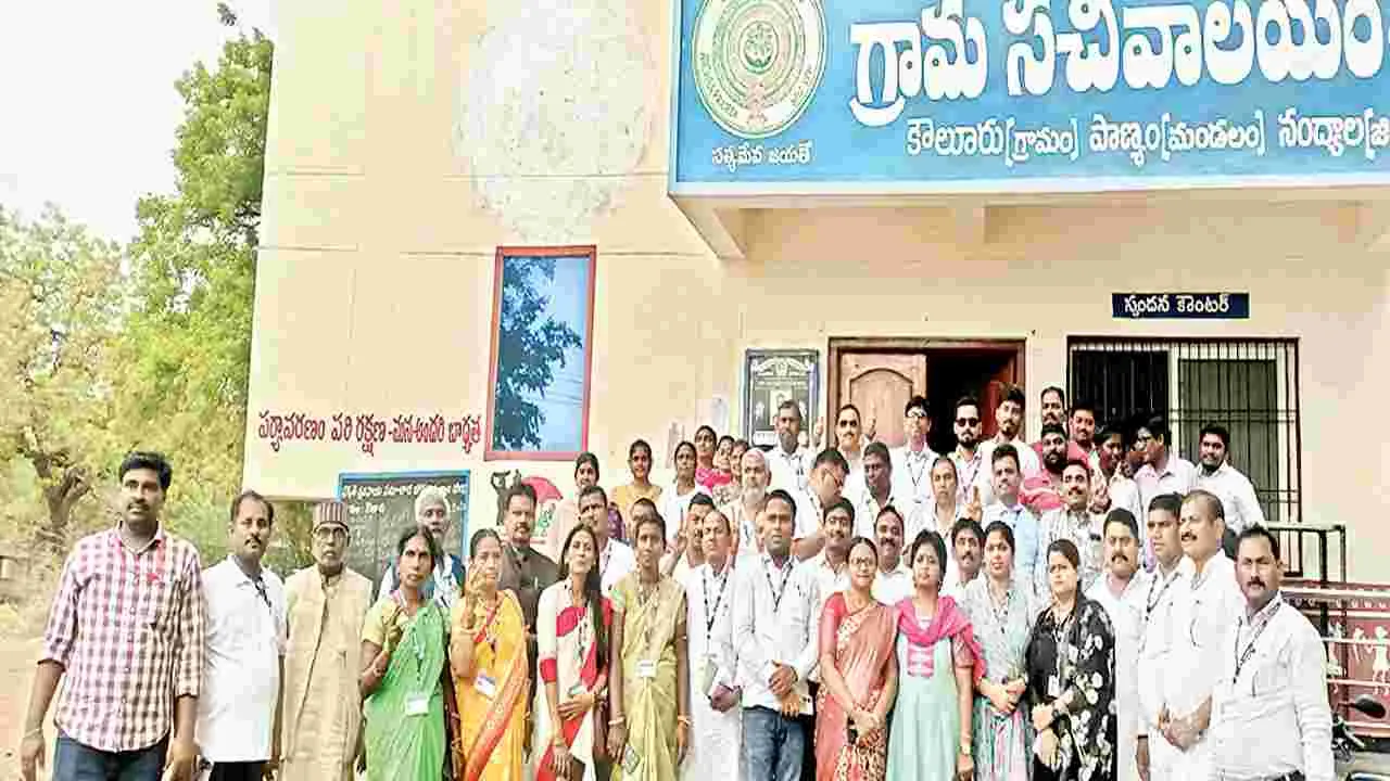 కౌలూరులో బీహార్‌ సర్పంచ్‌ల బృందం
