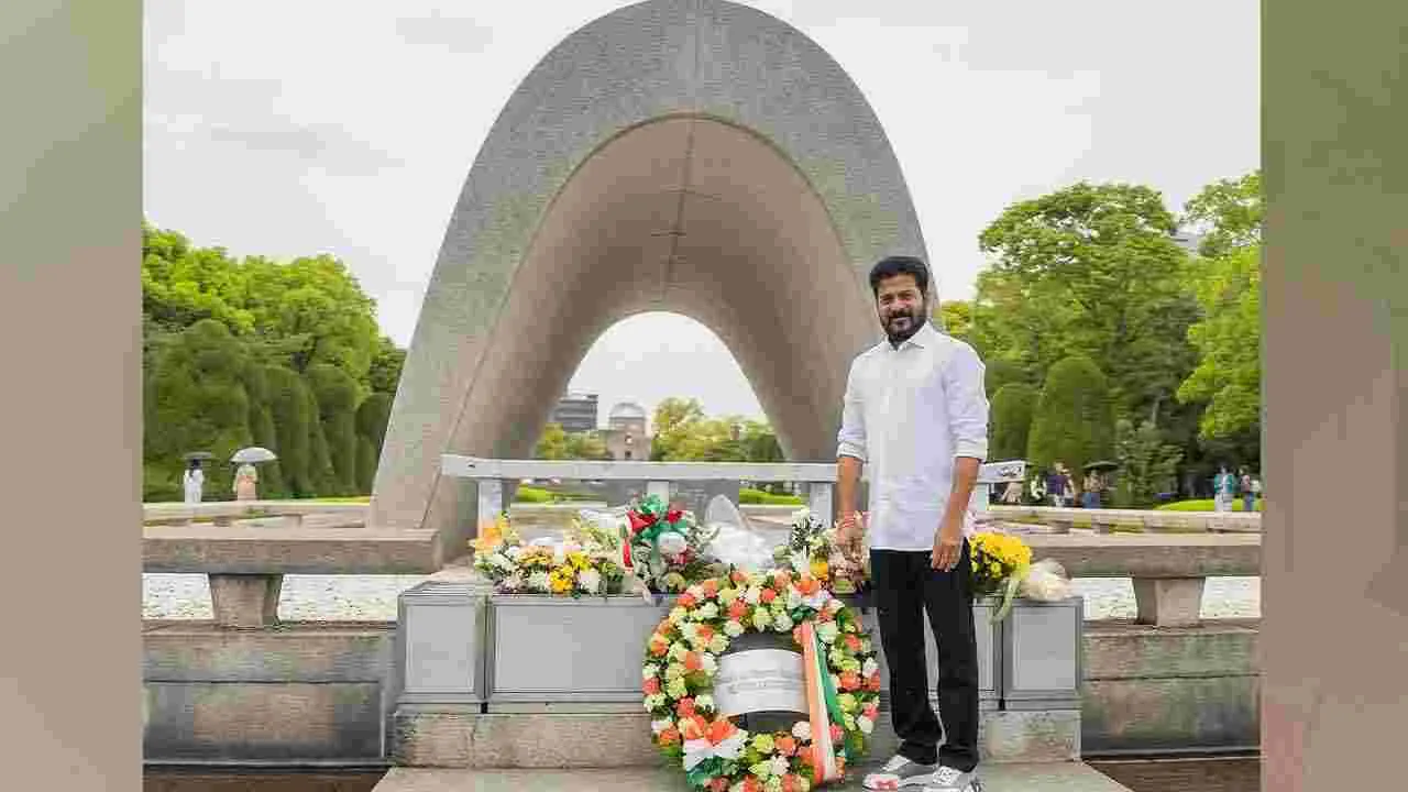 CM RevanthReddy: హిరోషిమాలో రేవంత్ బృందం పర్యటన