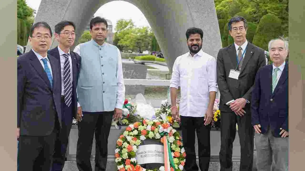 CM RevanthReddy: హిరోషిమాలో రేవంత్ బృందం పర్యటన