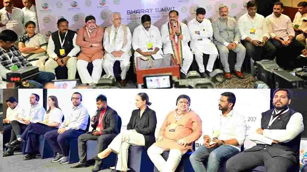 హైదరాబాద్లో భారత్ సమ్మిట్ ప్రారంభం.. పాల్గొన్న పలు దేశాల ప్రతినిధులు