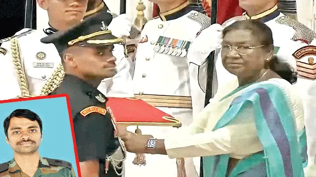 Keerthi chakra: సిక్కోలు మేజర్‌కు అపూర్వ గౌరవం