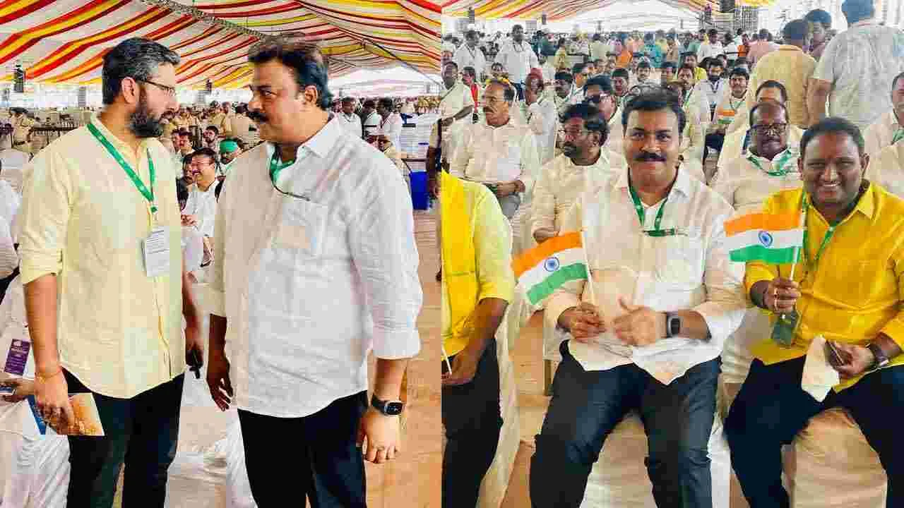 అమరావతి పునః ప్రారంభోత్సవ సభలో పాల్గొన్న మన్నవ మోహనకృష్ణ