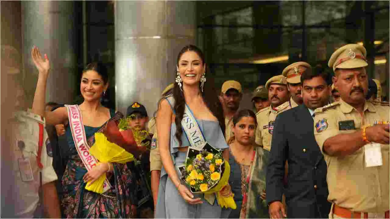 హైదరాబాద్‌కు అందాల తారలు..