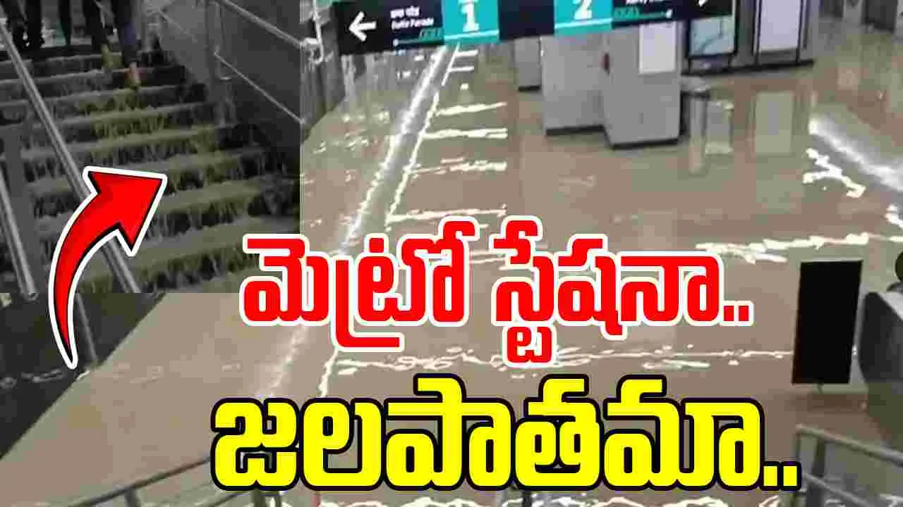 Viral Video: ఇదేందయ్యా ఇది.. జలపాతాన్ని తలపిస్తున్న మెట్రో స్టేషన్..