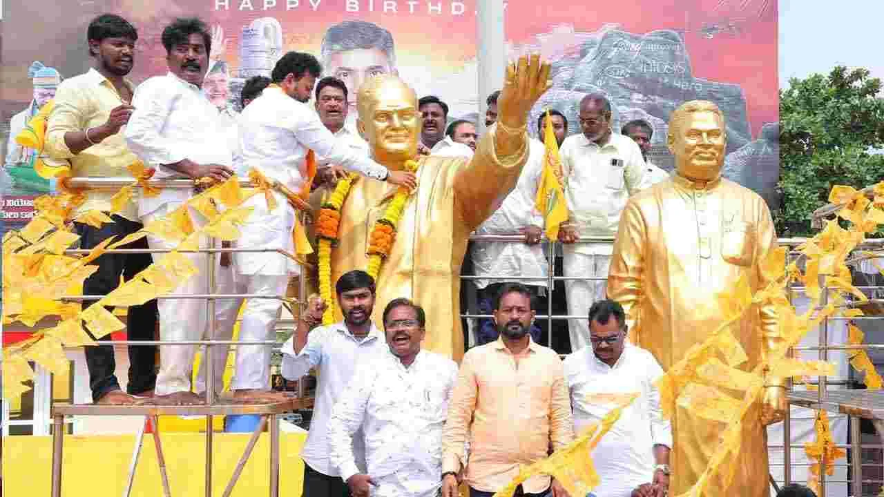 శ్రీకాకుళంలో సీఎం చంద్రబాబు పుట్టినరోజు వేడుకలు