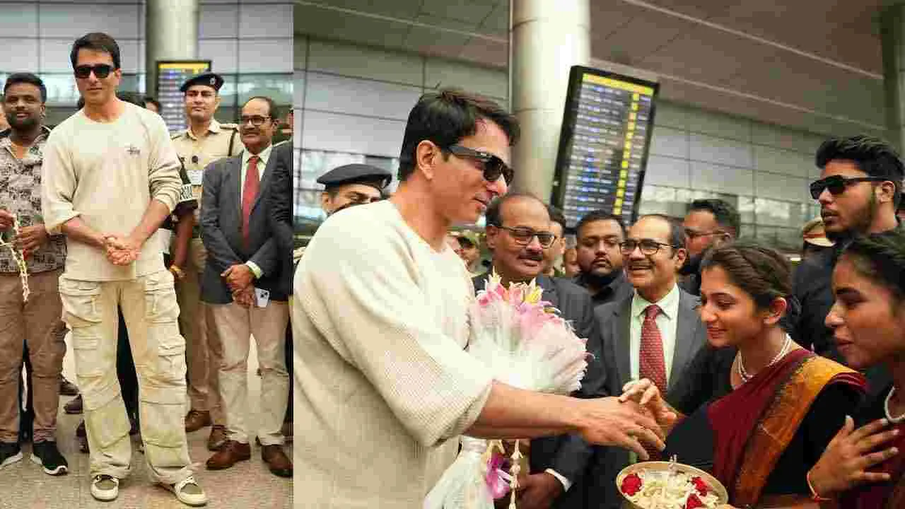 Sonusood: మిస్ వరల్డ్ పోటీలు.. హైదరాబాద్లో సోనూసూద్ సందడి