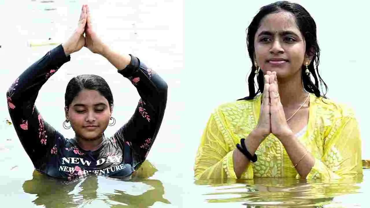 Saraswati Pushkaralu 2025: సరస్వతీ పుష్కరాలకు భారీగా తరలి వస్తున్న భక్త జనం