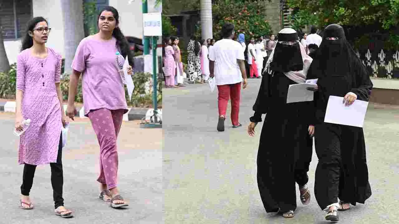 NEET Exam: తెలుగు రాష్ట్రాల్లో ప్రశాంతంగా నీట్.. పరీక్ష కేంద్రాల వద్ద భారీ బందోబస్తు