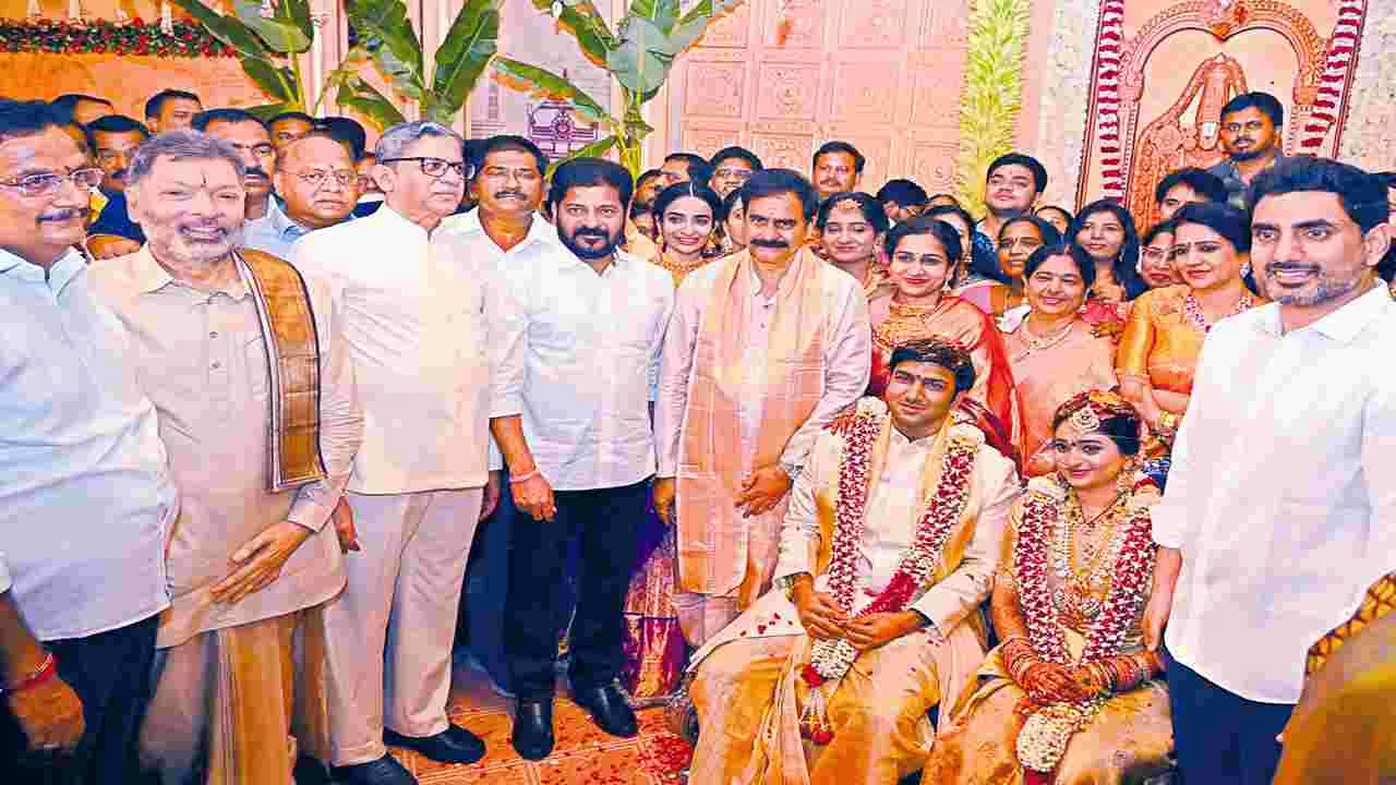 Wedding: ఘనంగా దేవినేని ఉమా కుమారుడి వివాహ వేడుక