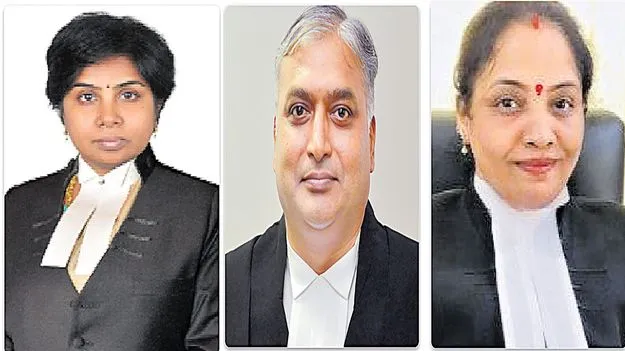Telangana High Court Judges: హైకోర్టుకు ముగ్గురు జడ్జిలు
