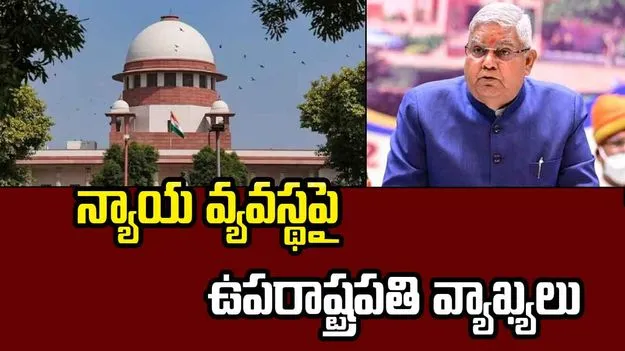 Vice President: భారత రాష్ట్రపతిని నిర్దేశించలేరు.. న్యాయవ్యవస్థపై ఉపరాష్ట్రపతి కీలక వ్యాఖ్యలు