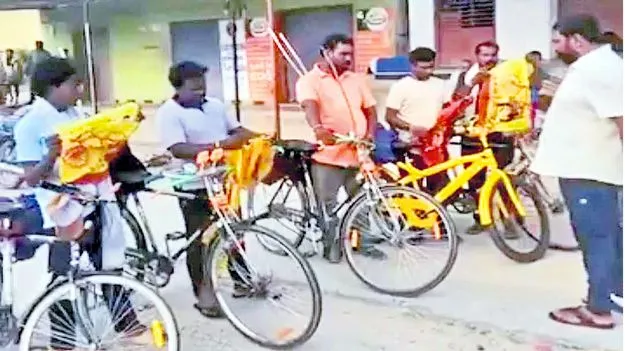 TDP Cycle Yatra 2025: పెద్దిరెడ్డి కోట నుంచే మహానాడుకు సైకిల్‌ యాత్ర