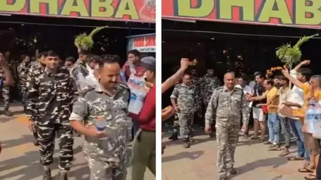 Indian Army: భోజనం కోసం ఓ దాబా దగ్గరకు వచ్చిన ఆర్మీ.. స్థానిక ప్రజలు ఏం చేశారో చూడండి.. 