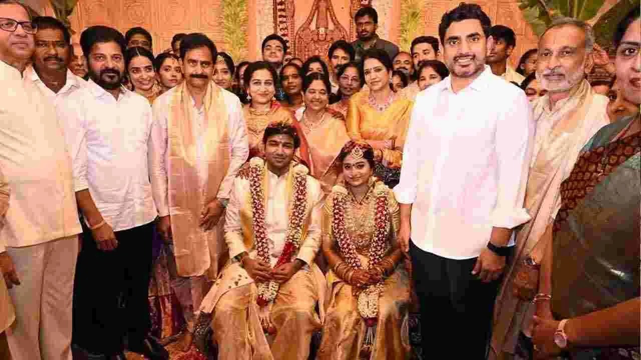ఘనంగా దేవినేని ఉమామహేశ్వరరావు కుమారుడి వివాహ వేడుక.. పాల్గొన్న ప్రముఖులు