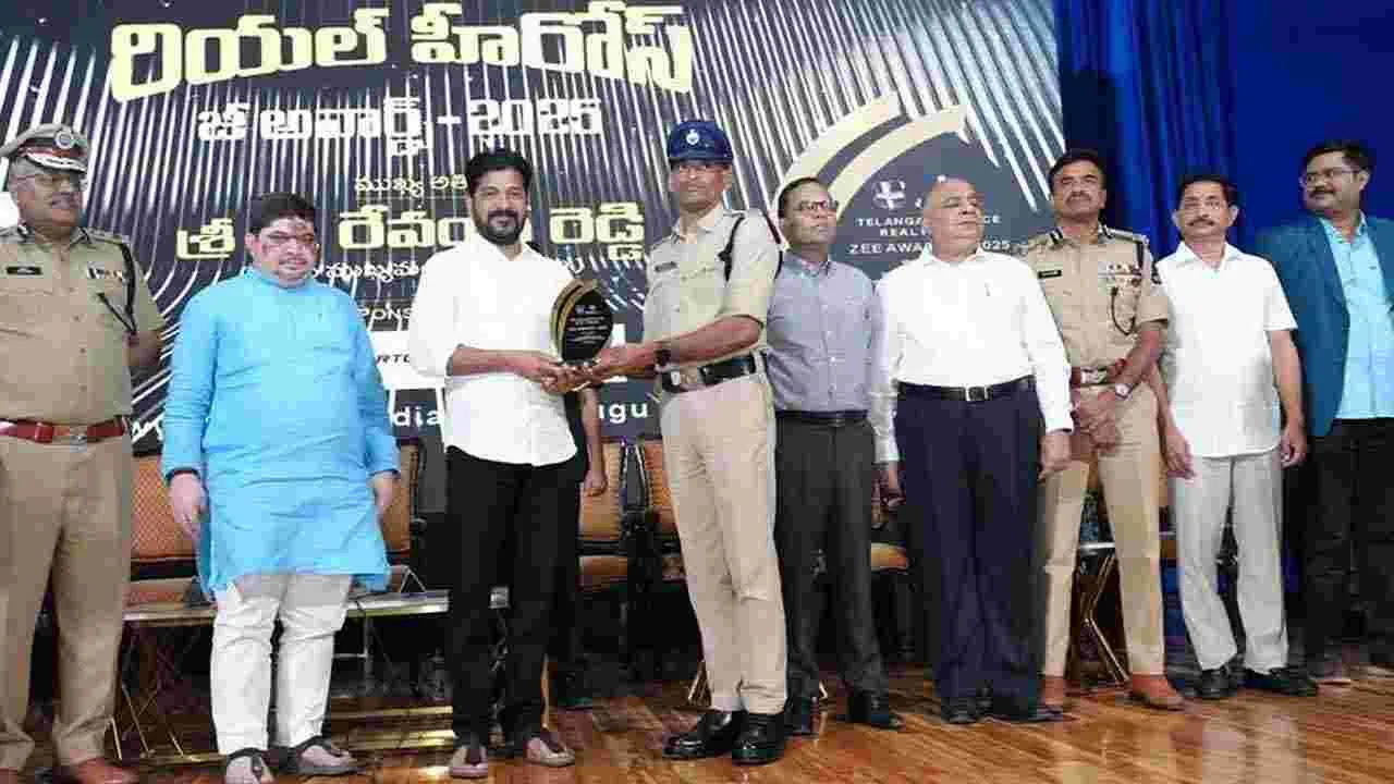 Zee Awards: తెలంగాణ పోలీస్ రియల్ హీరోస్‌కు జీ అవార్డ్స్-2025 ప్రదానం