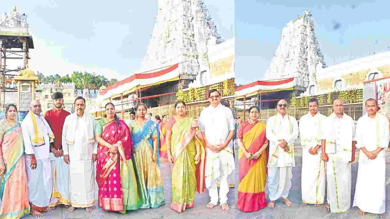 Tirumala: శ్రీవారి సేవలో హైకోర్టు న్యాయమూర్తులు