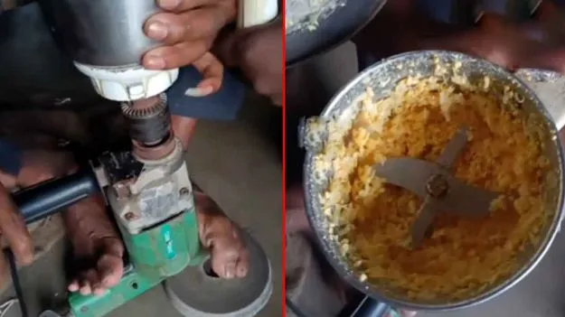 Jugaad Viral Video: డ్రిల్లింగ్ మిషన్తో గ్రైండింగ్.. ఐడియా మామూలుగా లేదుగా..