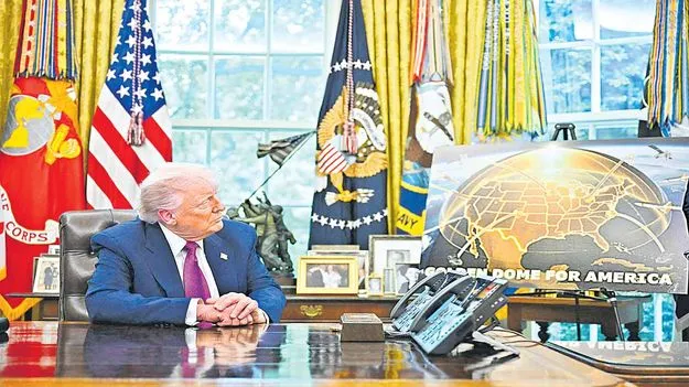 Golden Dome: అంతరిక్షంలో ఆయుధాలు