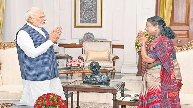 PM Modi: రాష్ట్రపతితో ప్రధాని భేటీ 