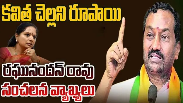 BRSగా మారిన TRSకు ప్రజలు VRS ఇచ్చారు: రఘునందన్రావు