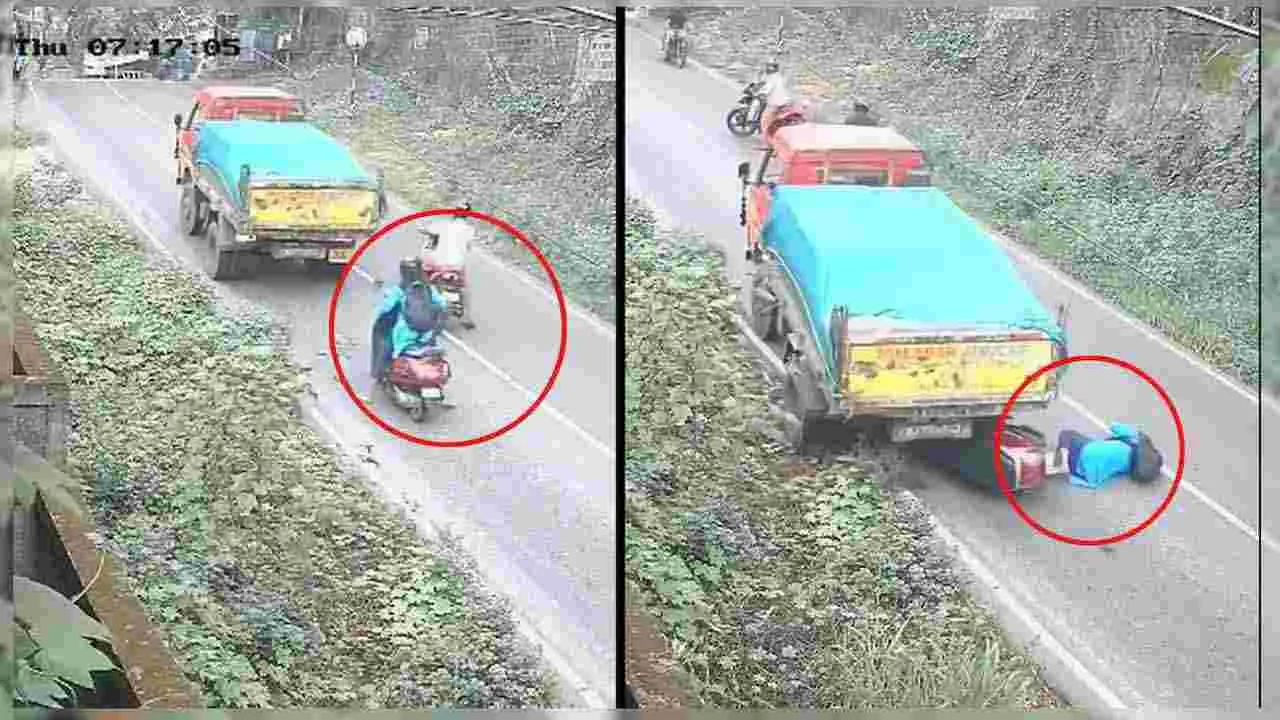 Kerala: అద్భుతమంటే ఇదే.. లారీ కింద పడినా..