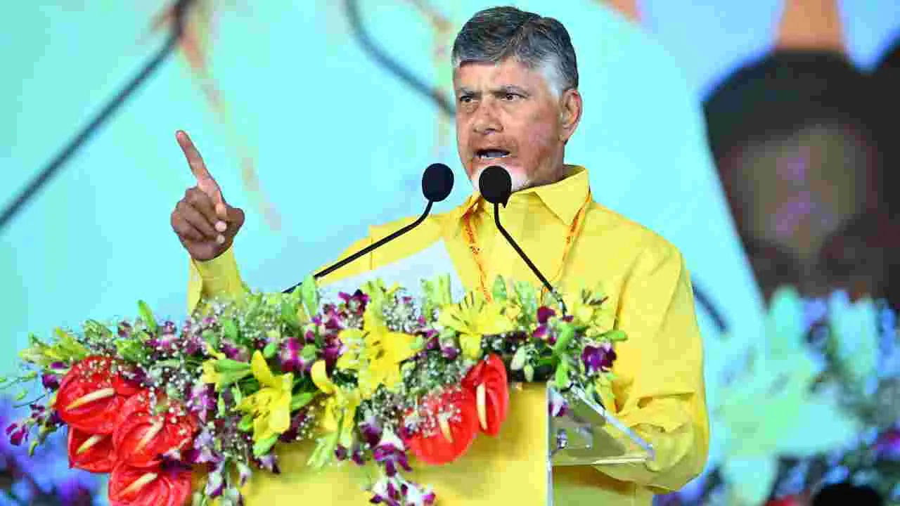TDP Mahanadu 2025: మహానాడు వేదికగా వారికి చంద్రబాబు స్ట్రాంగ్ వార్నింగ్