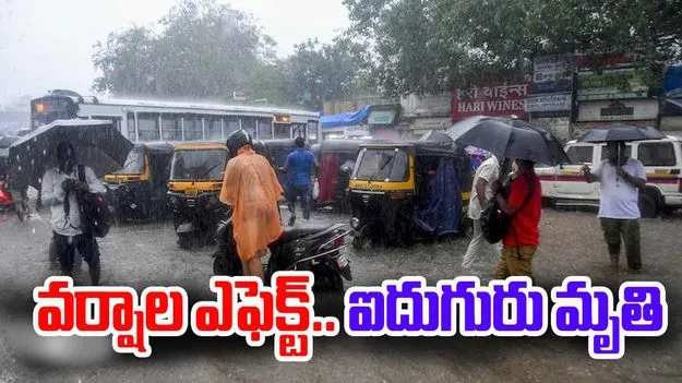 Heavy Rains: భారీ వర్షాలతో ఐదుగురు మృతి.. పంట, ఆస్తి నష్టం