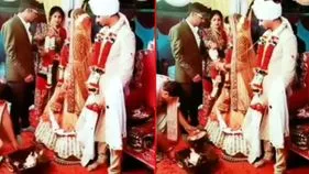 Marriage Viral Video: దండ వేయమంటే ఇలా చేసిందేంటీ.. మొత్తానికి వరుడికి గట్టి షాకే ఇచ్చిందిగా.. 