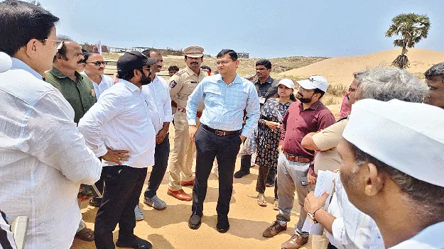 సీఎం పర్యటన ఏర్పాట్లు పరిశీలన