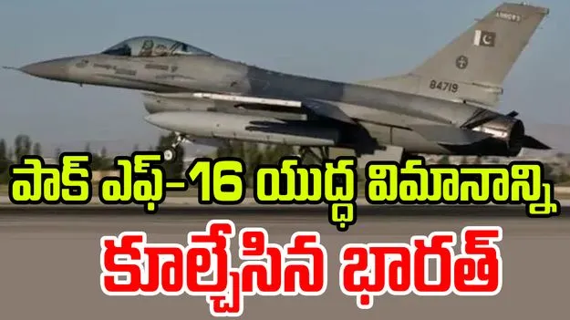 Pakistan F 16 Shot Down: పాక్ ఎఫ్-16 యుద్ధ విమానాన్ని కూల్చేసిన భారత సైనిక దళాలు