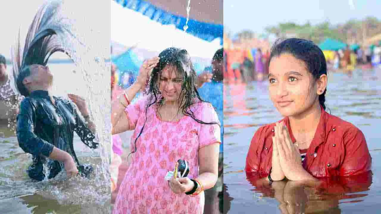 ఐదో రోజు.. సరస్వతి పుష్కరాలు.. తరలి వచ్చిన భక్తులు