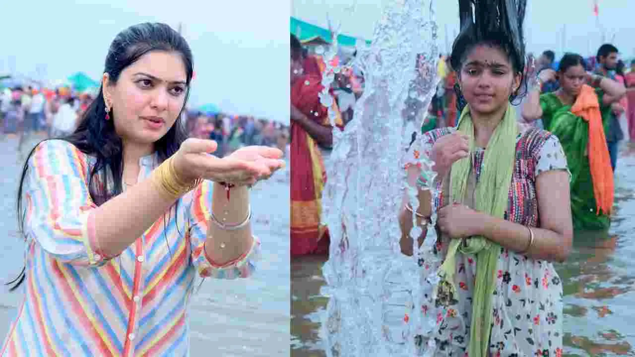 Saraswati Pushkaralu 2025: సరస్వతీ పుష్కరాల్లో భక్తుల పుణ్యస్నానాలు