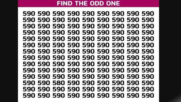 Optical Illusion Test: మీకు 3 సెకెన్లే టైమ్.. ఈ ఫొటోలో భిన్నమైన నెంబర్ను కనిపెట్టండి