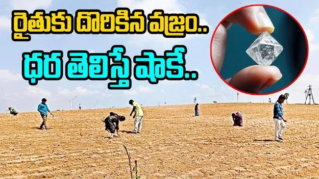 Diamond: వజ్రాన్ని విక్రయించిన రైతు.. ధర ఎంతంటే..