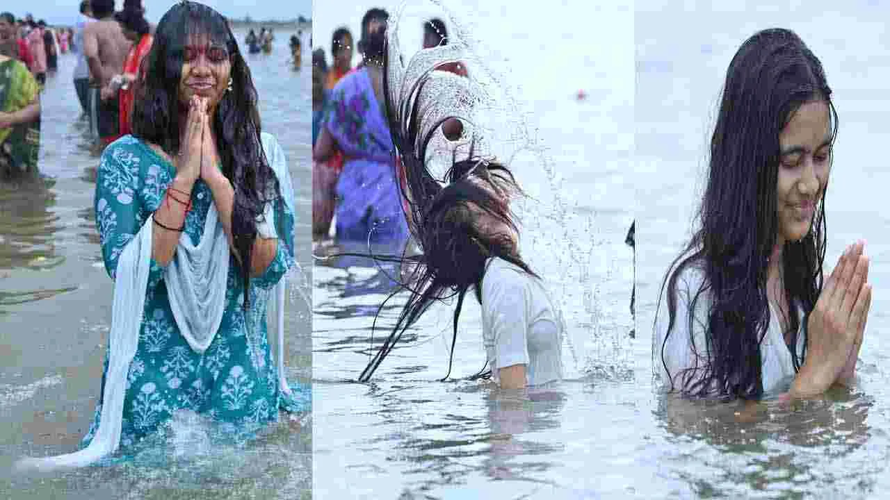 కాళేశ్వరంలో 9వ రోజు సరస్వతి పుష్కరాలు