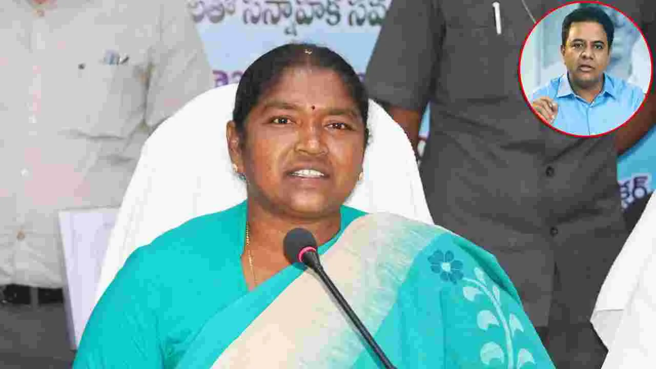 Seethakka Slams KTR : మీ సత్తా నిరూపించుకోండి.. కేటీఆర్‌కు సీతక్క సవాల్