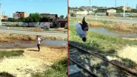 Stunt Viral Video: మృత్యువుతో ఆడుకోవడమంటే ఇదే.. రైలు పట్టాలపై ఇతడి నిర్వాకం చూస్తే షాకవ్వాల్సిందే.. 