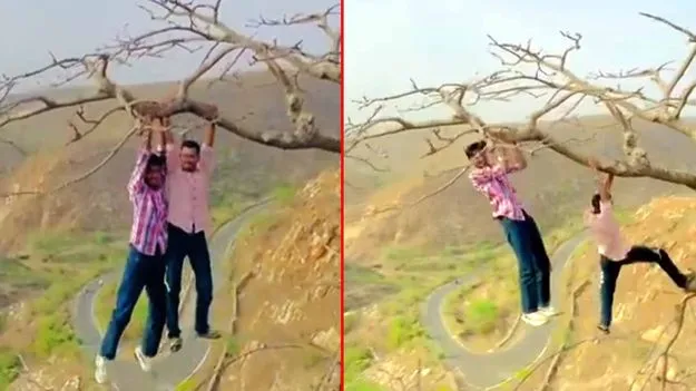 Stunts Viral Video: చావు అంచుల దాకా వెళ్లడమంటే ఇదే.. వ్యూస్ కోసం వీళ్ల నిర్వాకం చూస్తే..
